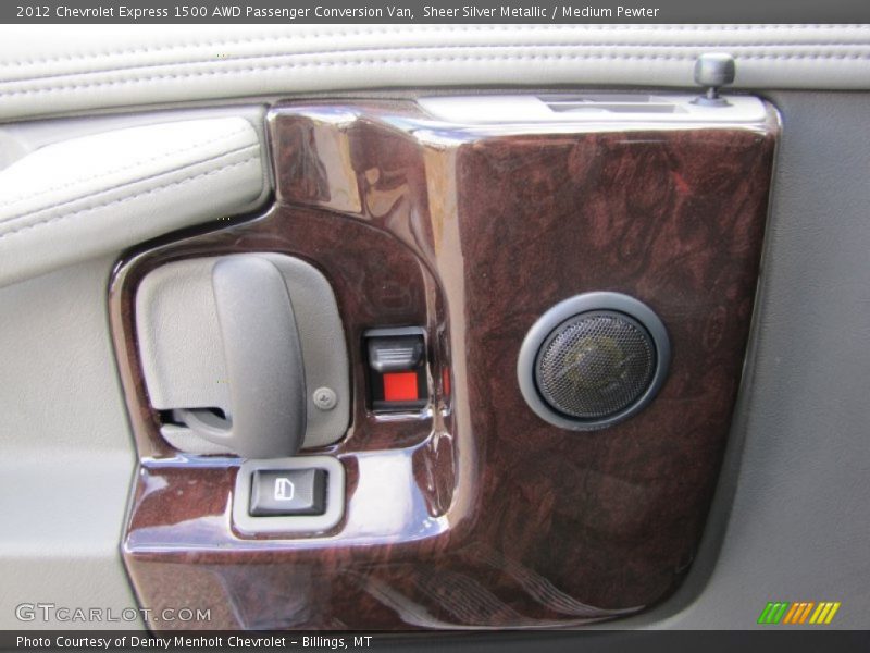 Controls of 2012 Express 1500 AWD Passenger Conversion Van