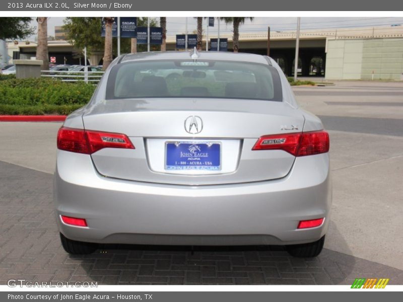 Silver Moon / Ebony 2013 Acura ILX 2.0L