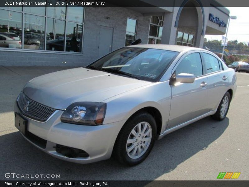 Quick Silver / Medium Gray 2011 Mitsubishi Galant FE