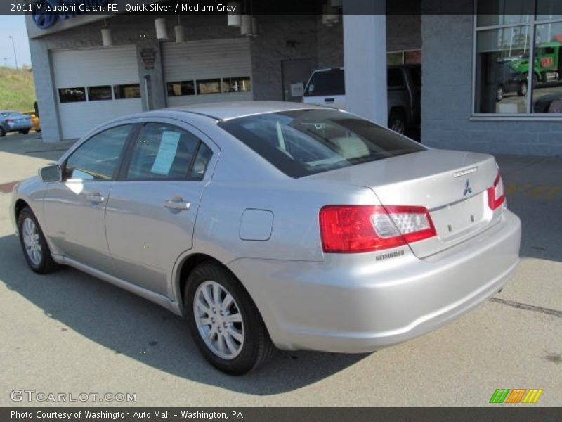 Quick Silver / Medium Gray 2011 Mitsubishi Galant FE