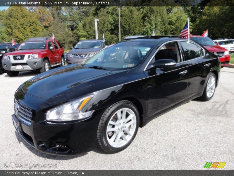 Super Black / Charcoal 2010 Nissan Maxima 3.5 SV Premium