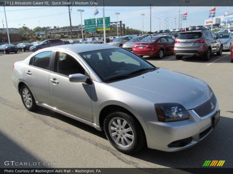 Quick Silver / Medium Gray 2011 Mitsubishi Galant FE