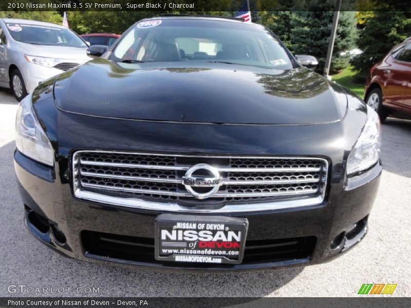 Super Black / Charcoal 2010 Nissan Maxima 3.5 SV Premium