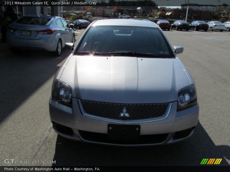 Quick Silver / Medium Gray 2011 Mitsubishi Galant FE