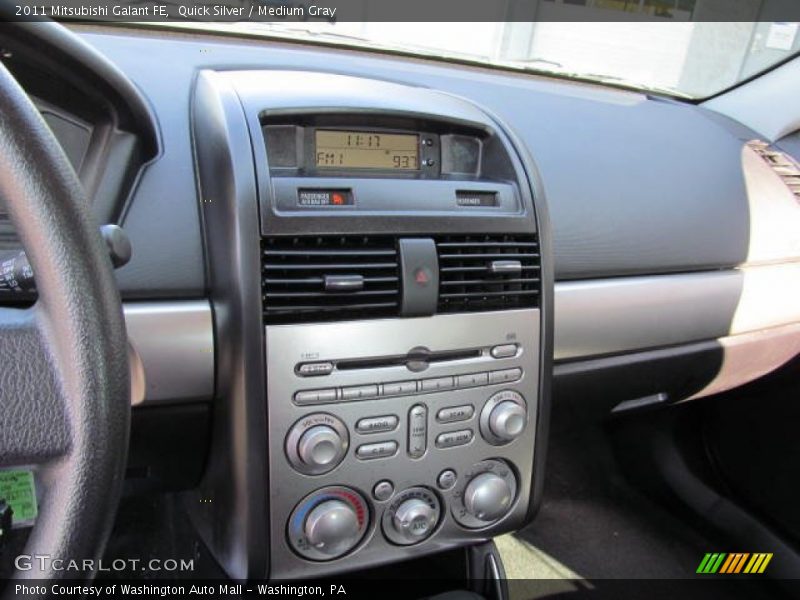 Quick Silver / Medium Gray 2011 Mitsubishi Galant FE