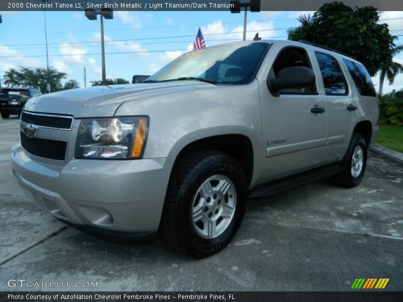 Silver Birch Metallic / Light Titanium/Dark Titanium 2008 Chevrolet Tahoe LS