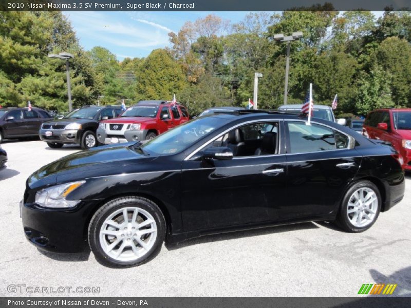 Super Black / Charcoal 2010 Nissan Maxima 3.5 SV Premium
