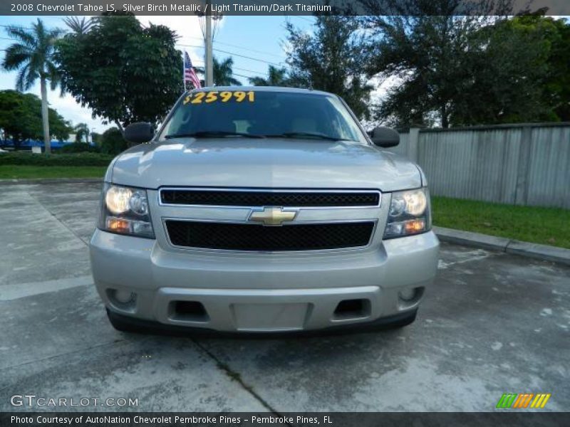 Silver Birch Metallic / Light Titanium/Dark Titanium 2008 Chevrolet Tahoe LS