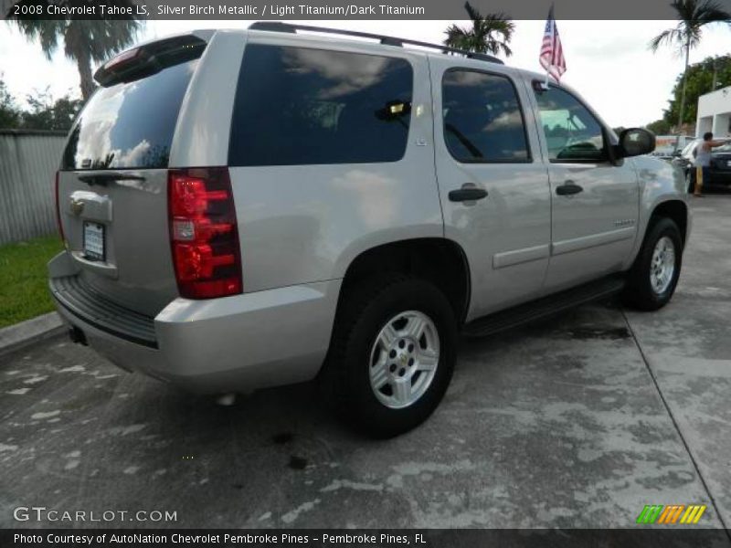 Silver Birch Metallic / Light Titanium/Dark Titanium 2008 Chevrolet Tahoe LS