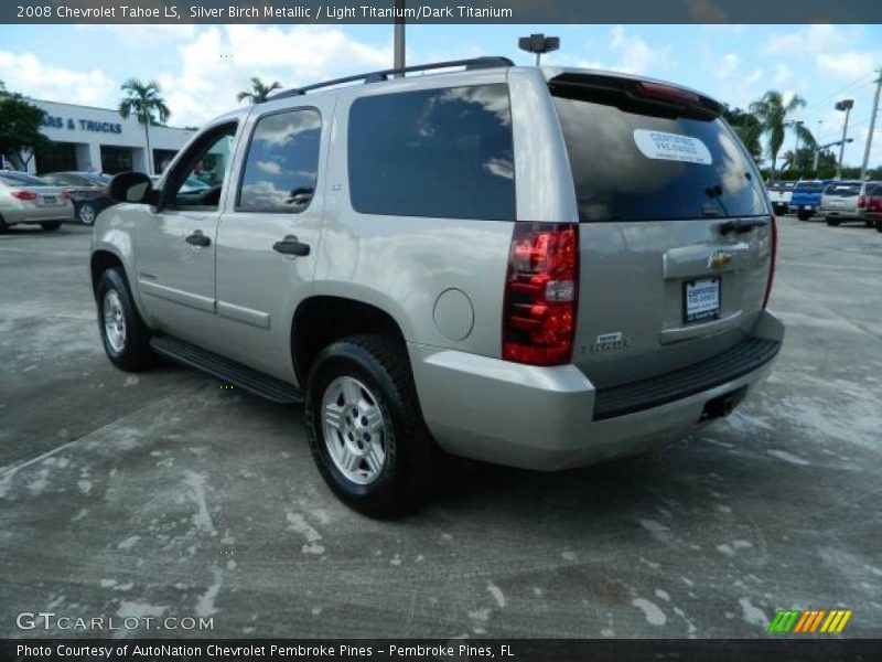 Silver Birch Metallic / Light Titanium/Dark Titanium 2008 Chevrolet Tahoe LS