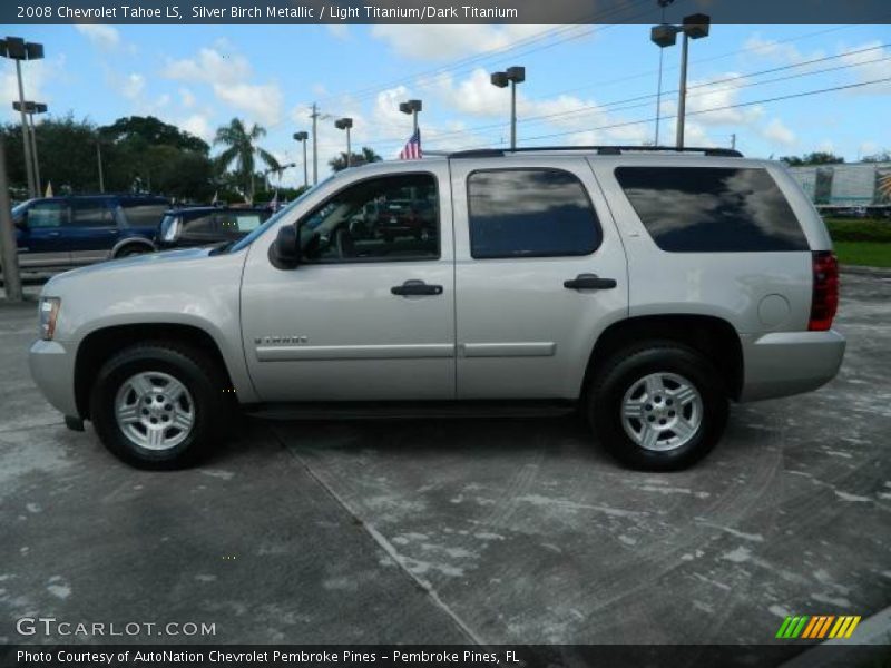 Silver Birch Metallic / Light Titanium/Dark Titanium 2008 Chevrolet Tahoe LS