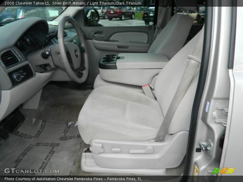 Silver Birch Metallic / Light Titanium/Dark Titanium 2008 Chevrolet Tahoe LS