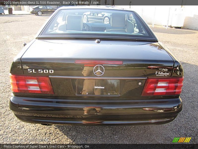 Black Opal Metallic / Ash 2001 Mercedes-Benz SL 500 Roadster