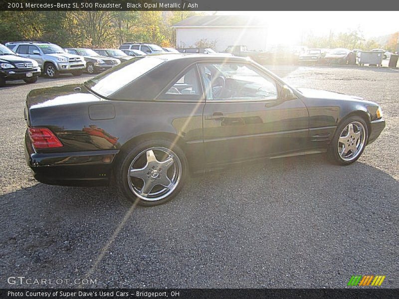 Black Opal Metallic / Ash 2001 Mercedes-Benz SL 500 Roadster