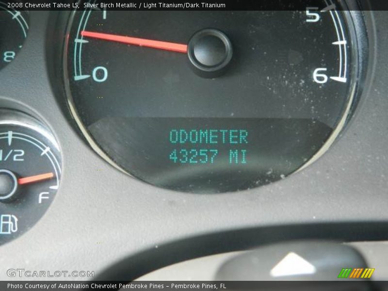 Silver Birch Metallic / Light Titanium/Dark Titanium 2008 Chevrolet Tahoe LS