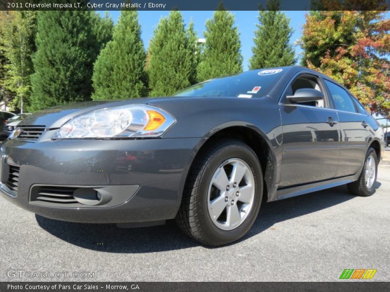 Cyber Gray Metallic / Ebony 2011 Chevrolet Impala LT