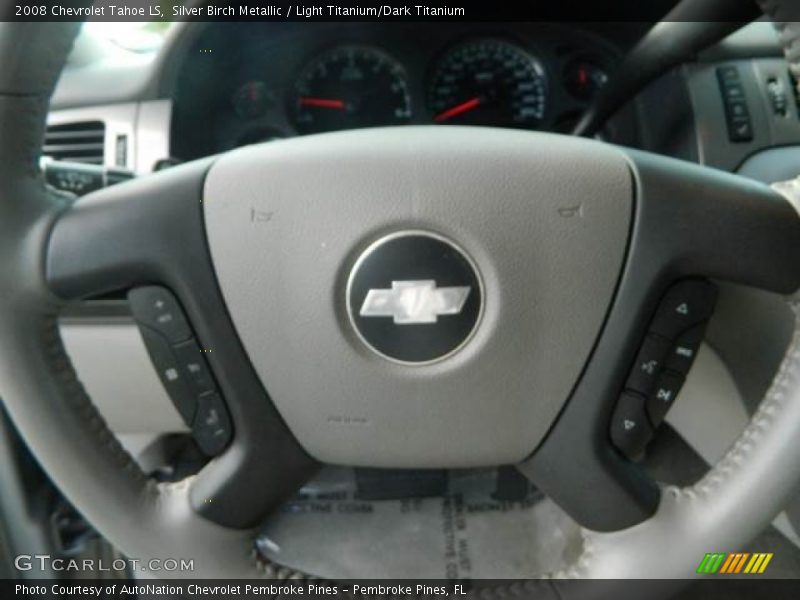 Silver Birch Metallic / Light Titanium/Dark Titanium 2008 Chevrolet Tahoe LS