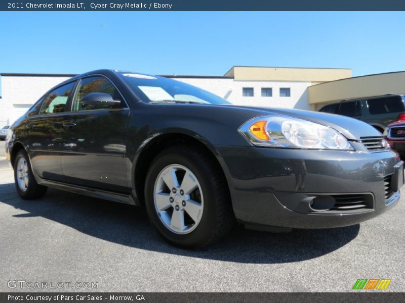 Cyber Gray Metallic / Ebony 2011 Chevrolet Impala LT