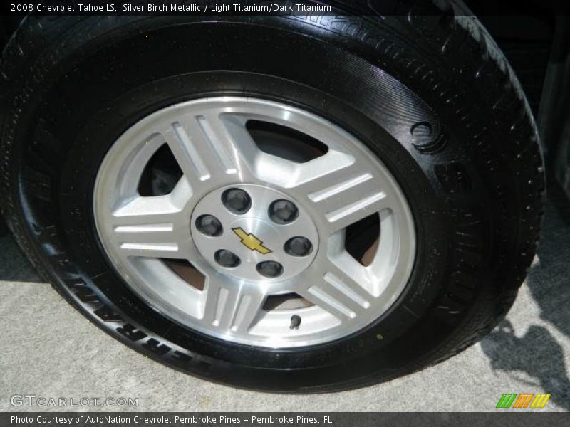Silver Birch Metallic / Light Titanium/Dark Titanium 2008 Chevrolet Tahoe LS