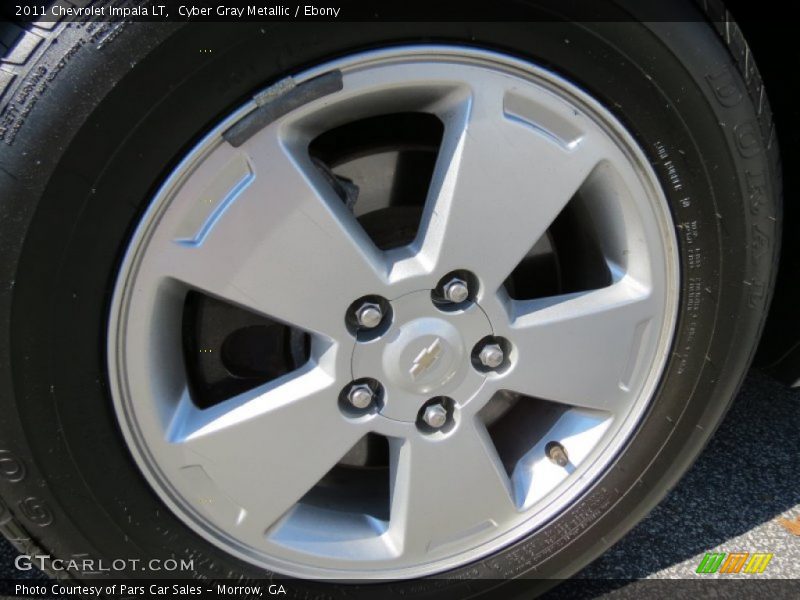 Cyber Gray Metallic / Ebony 2011 Chevrolet Impala LT