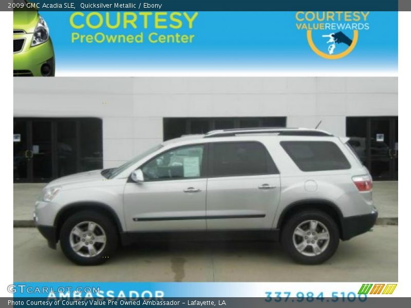 Quicksilver Metallic / Ebony 2009 GMC Acadia SLE