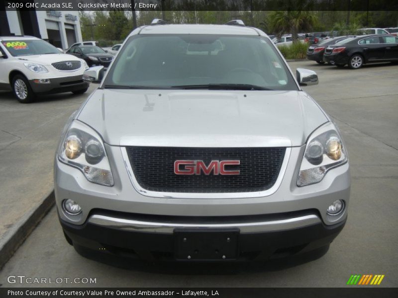 Quicksilver Metallic / Ebony 2009 GMC Acadia SLE