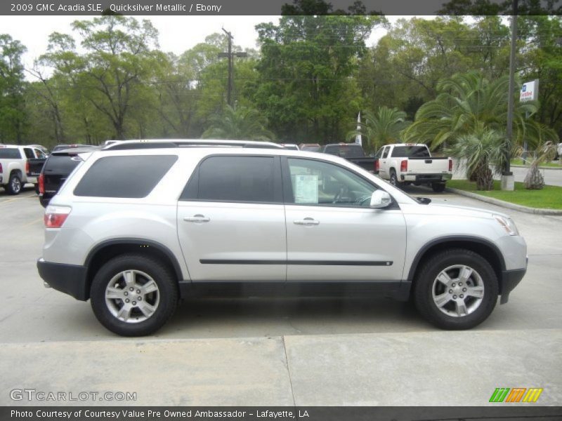 Quicksilver Metallic / Ebony 2009 GMC Acadia SLE