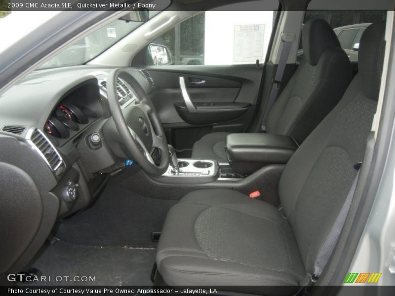 Quicksilver Metallic / Ebony 2009 GMC Acadia SLE