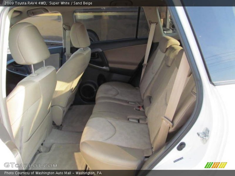 Super White / Sand Beige 2009 Toyota RAV4 4WD