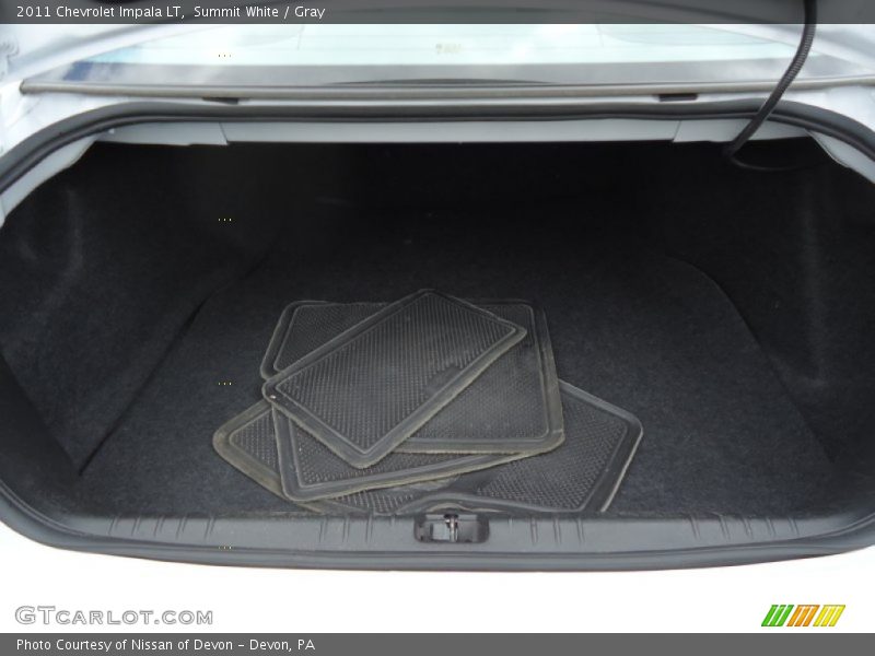 Summit White / Gray 2011 Chevrolet Impala LT