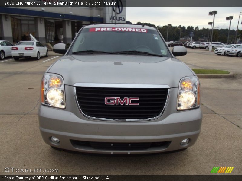 Silver Birch Metallic / Light Titanium 2008 GMC Yukon SLT 4x4