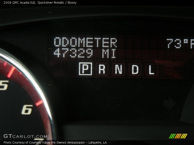 Quicksilver Metallic / Ebony 2009 GMC Acadia SLE