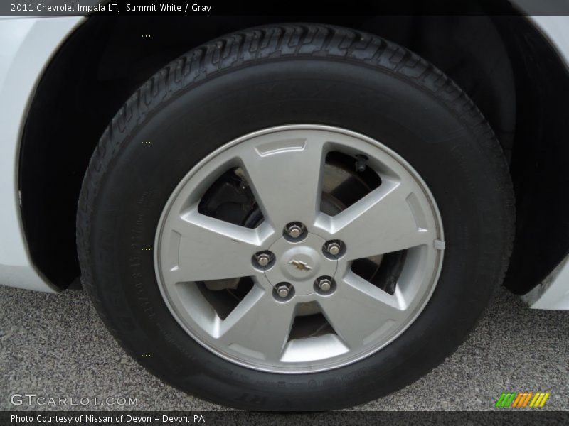 Summit White / Gray 2011 Chevrolet Impala LT