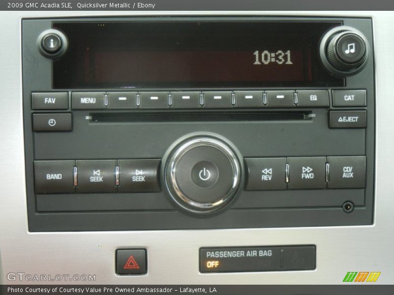 Quicksilver Metallic / Ebony 2009 GMC Acadia SLE