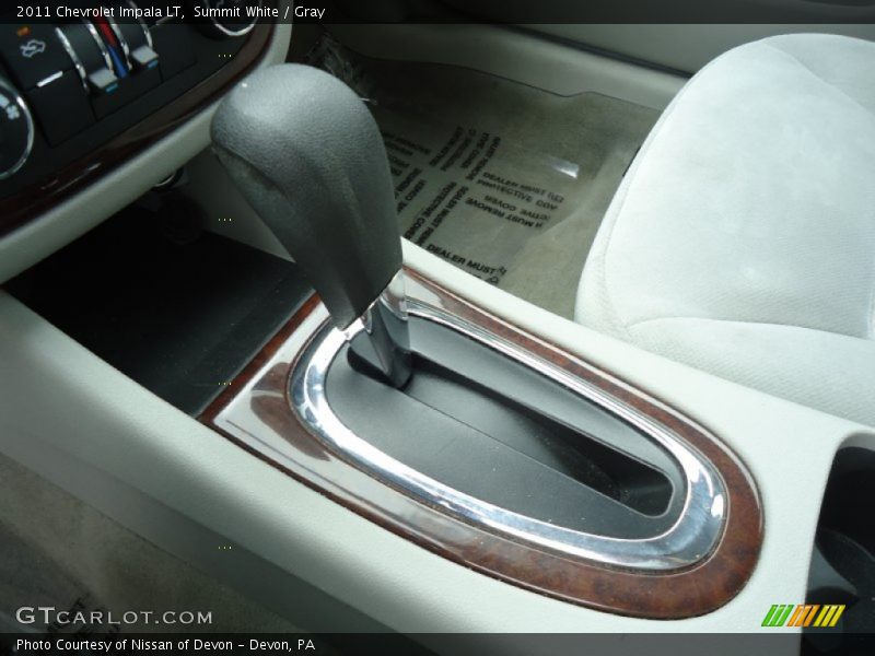 Summit White / Gray 2011 Chevrolet Impala LT