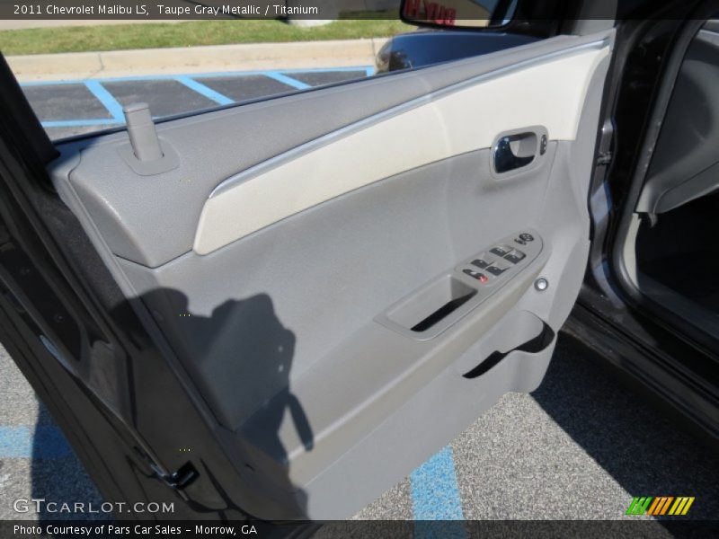 Taupe Gray Metallic / Titanium 2011 Chevrolet Malibu LS