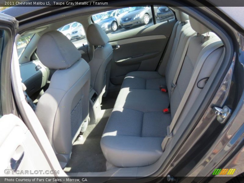 Taupe Gray Metallic / Titanium 2011 Chevrolet Malibu LS