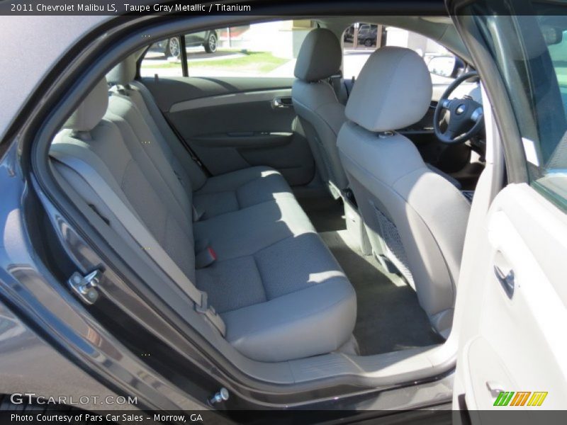 Taupe Gray Metallic / Titanium 2011 Chevrolet Malibu LS