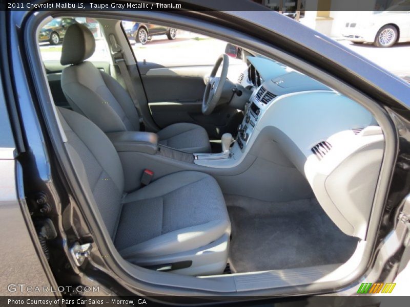 Taupe Gray Metallic / Titanium 2011 Chevrolet Malibu LS