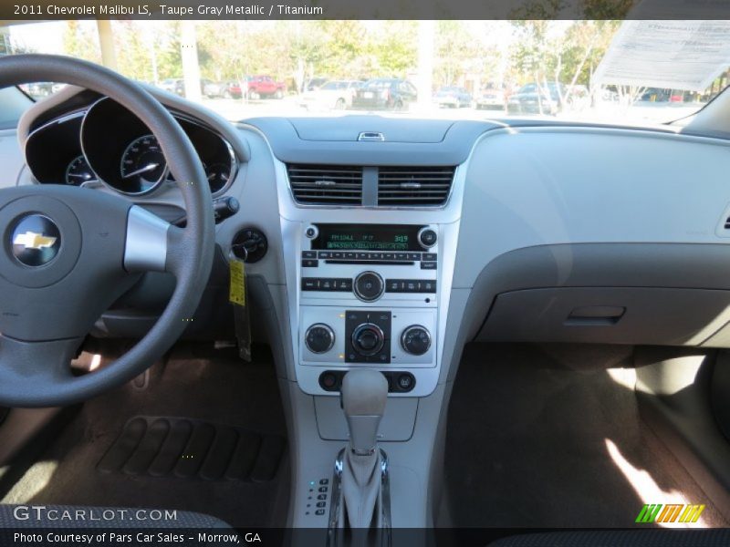 Taupe Gray Metallic / Titanium 2011 Chevrolet Malibu LS