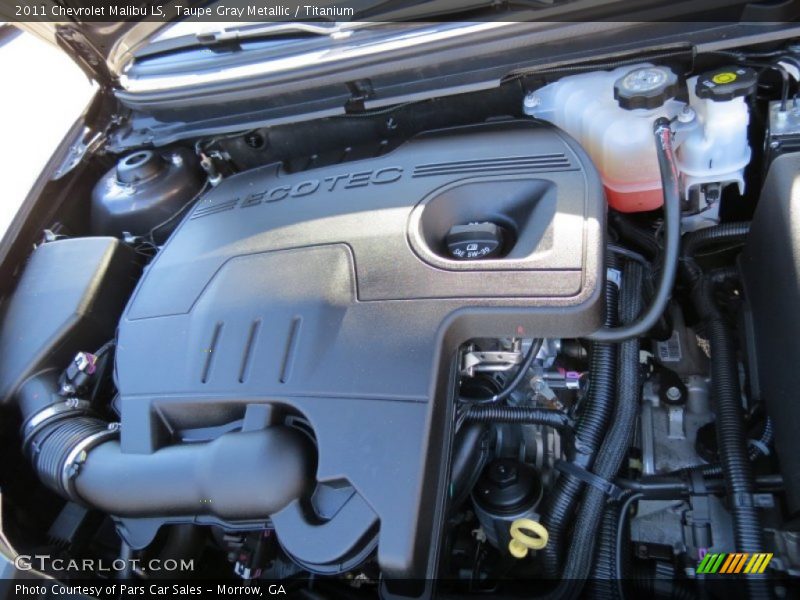 Taupe Gray Metallic / Titanium 2011 Chevrolet Malibu LS