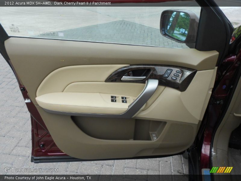Dark Cherry Pearl II / Parchment 2012 Acura MDX SH-AWD