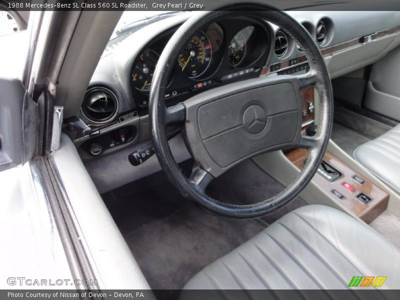  1988 SL Class 560 SL Roadster Grey Interior