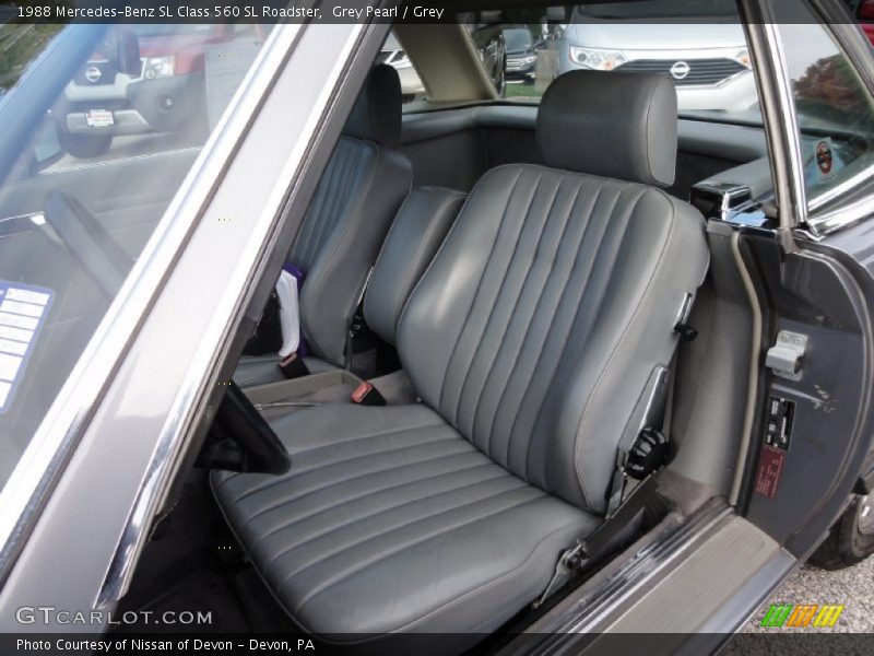 Front Seat of 1988 SL Class 560 SL Roadster