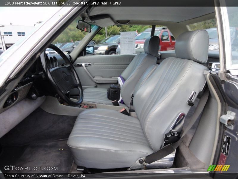  1988 SL Class 560 SL Roadster Grey Interior