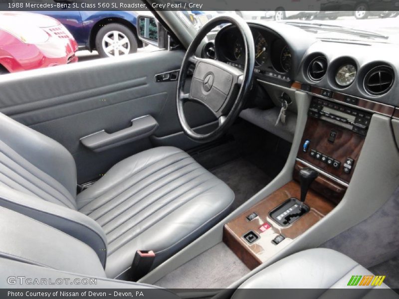  1988 SL Class 560 SL Roadster Grey Interior