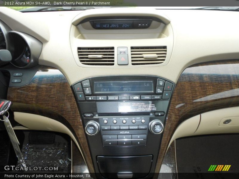 Dark Cherry Pearl II / Parchment 2012 Acura MDX SH-AWD