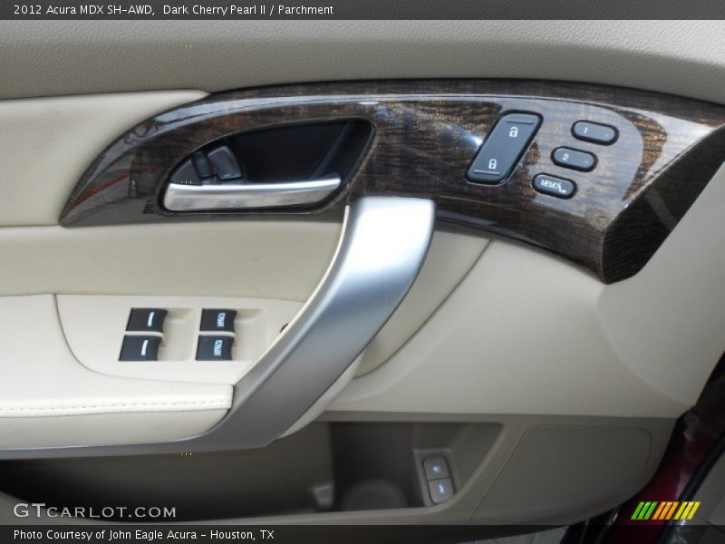 Dark Cherry Pearl II / Parchment 2012 Acura MDX SH-AWD