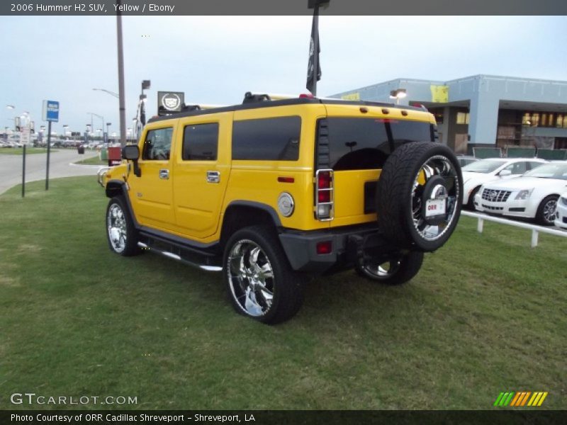 Yellow / Ebony 2006 Hummer H2 SUV