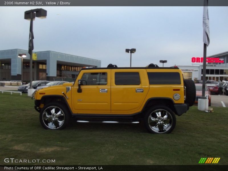 Yellow / Ebony 2006 Hummer H2 SUV